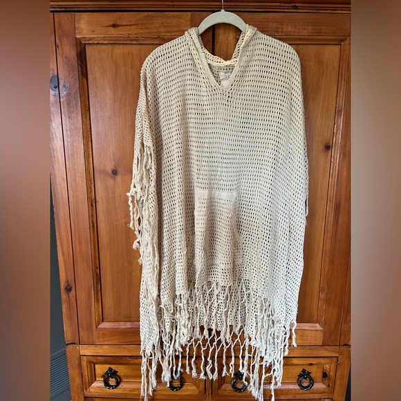 Free People Summer House Crochet Poncho - Picture 5 of 7